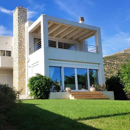 Villa With Aegean Views Akhladherí Exterior foto