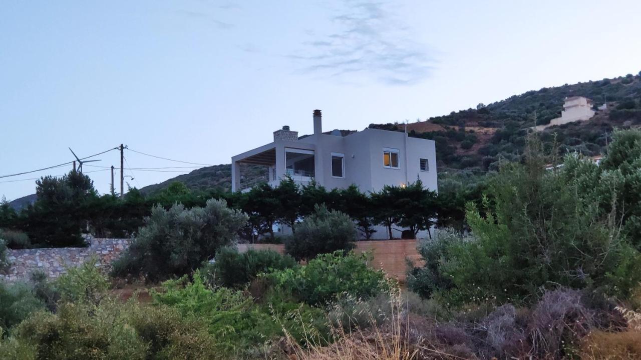 Villa With Aegean Views Akhladherí Exterior foto